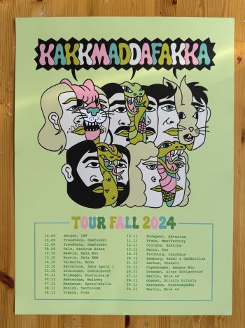 Europe 2024 Kakk Tour Poster