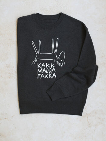 Hest Dark Heather Grey Oversize Sweater