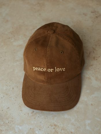 Peace Or Love Camel Cap